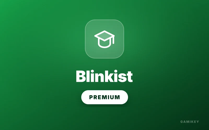 Blinkist Premium Account — 15-Minute Audio & Text Summaries of 6,500+ Non-Fiction Bestsellers
