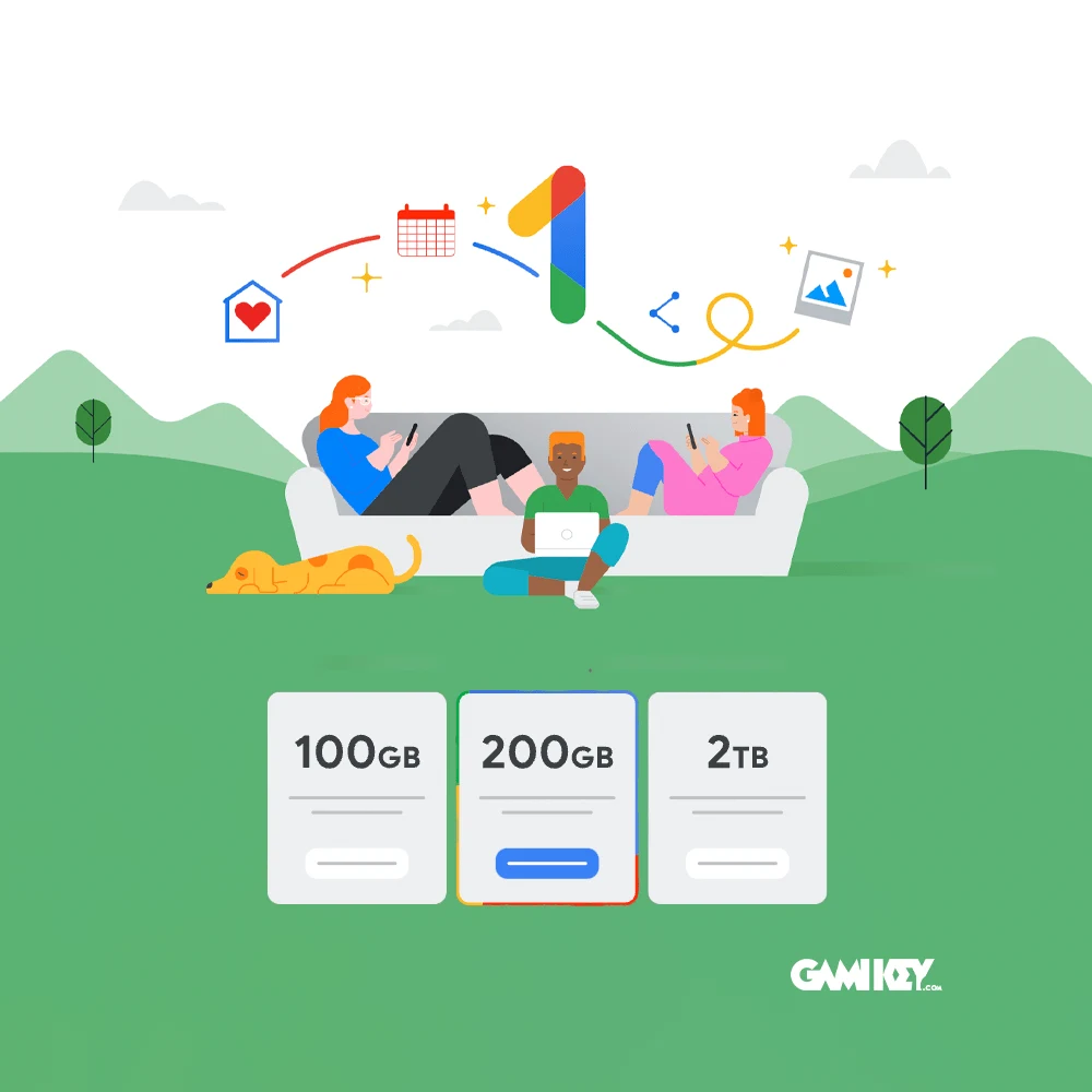 Google One Cloud Storage (12 Months) — Official Account Storage Upgrade