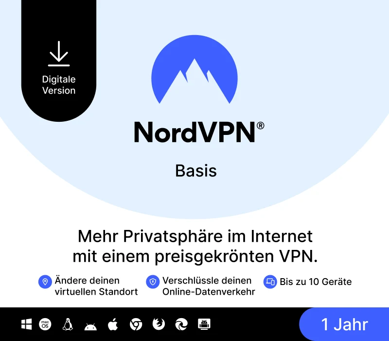 NordVPN Basic DE (1 Year / 10 Devices) Activation Key