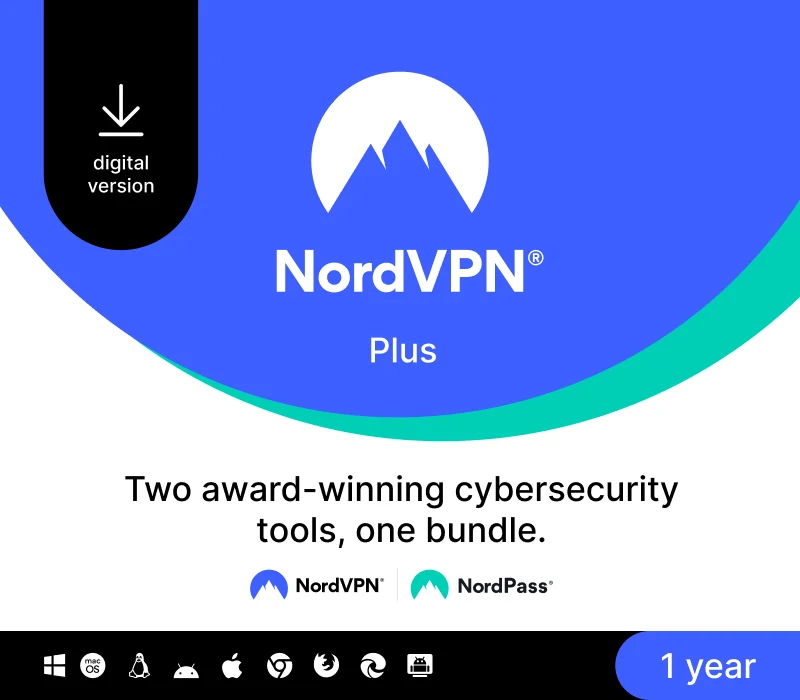 NordVPN Plus Global Activation Key (1 Year / 10 Devices)